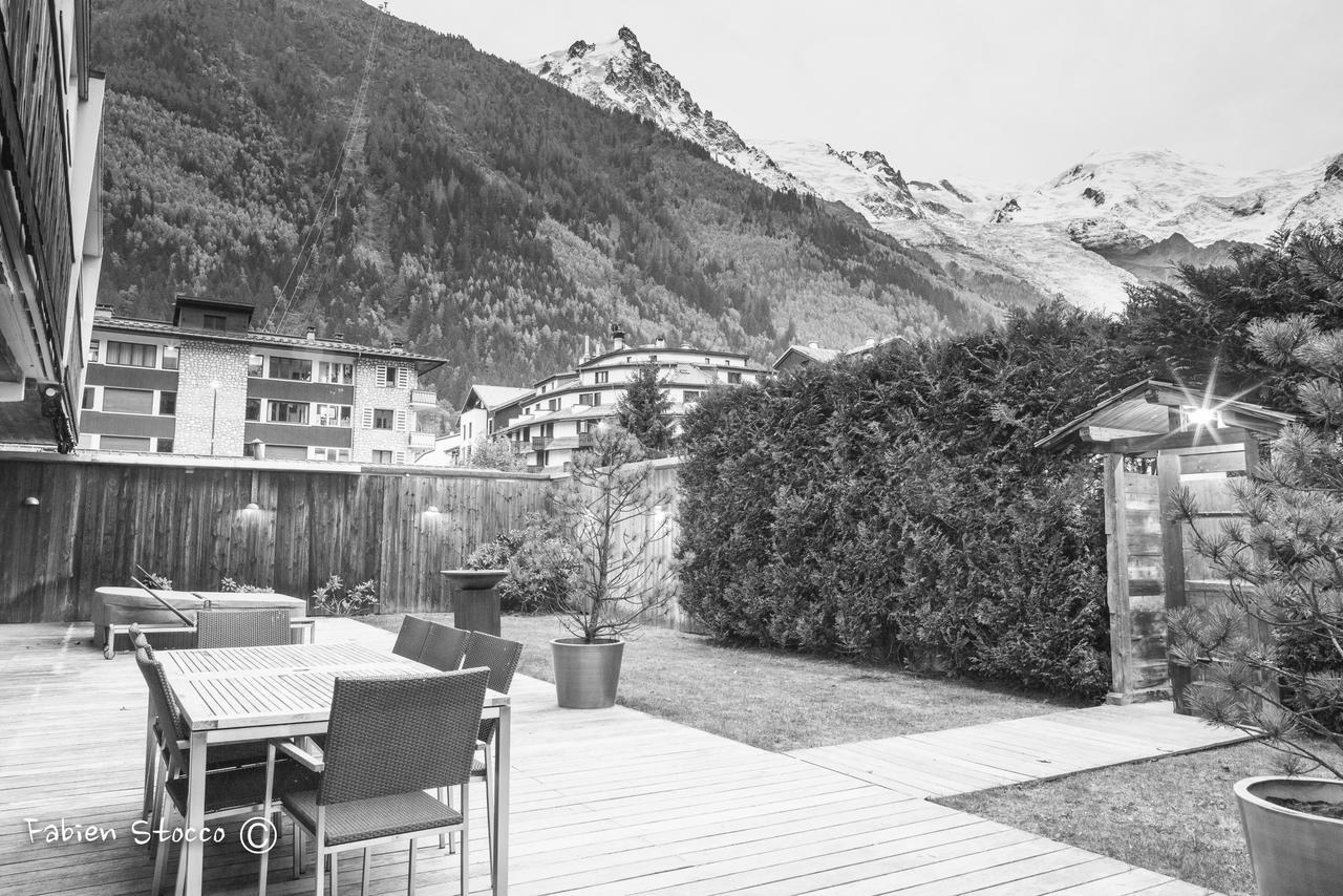 Apartment Au Bon Coin - Luxury Chamonix Hidden Haven, Mont Blanc View, Hot Tub And Garden Bilik gambar